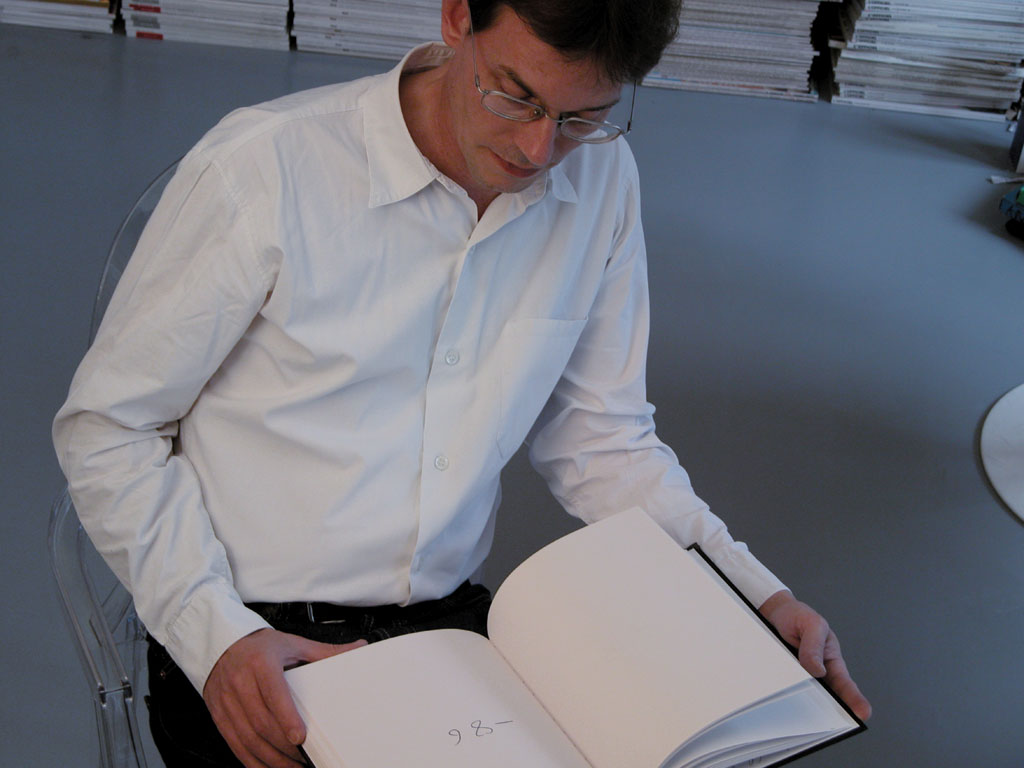 Claude Closky, ‘0uai! [Yeah!]’, 2004, ballpoint pen on sketch pad, 200 pages, 28 x 22 cm.